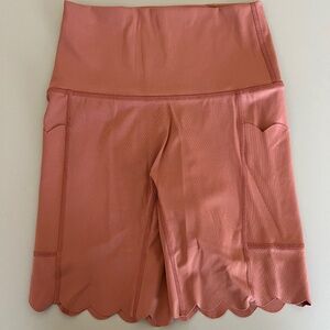 Offline by Aerie scalloped Bike Shorts